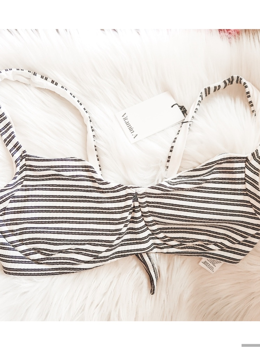 Vitamin A Demi Top Sol Stripe